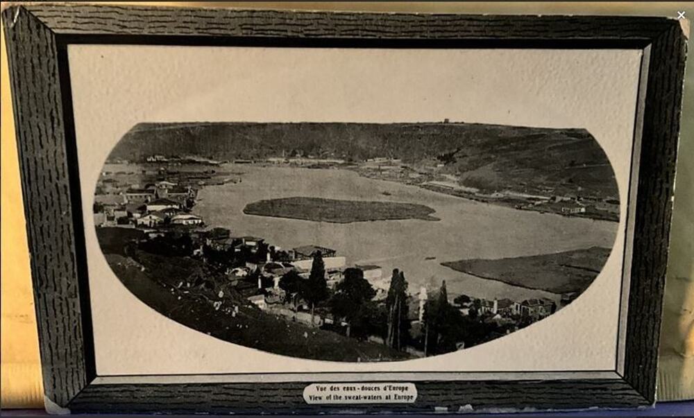 Vintage Sweet Waters Of Europe Greeting From Constantinople Turkey Postcard